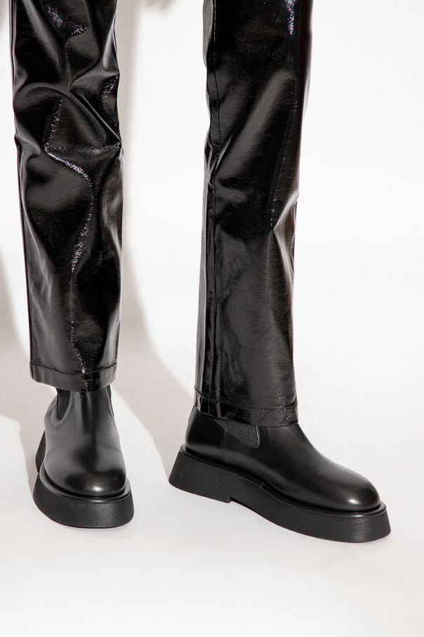 wandler rosa leather ankle boots